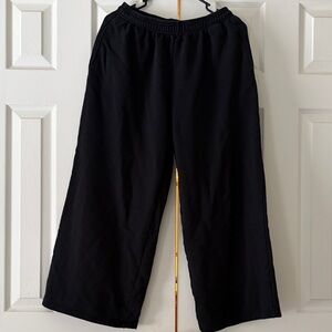Uniqlo Charcoal Wide-Legged Sweatpants